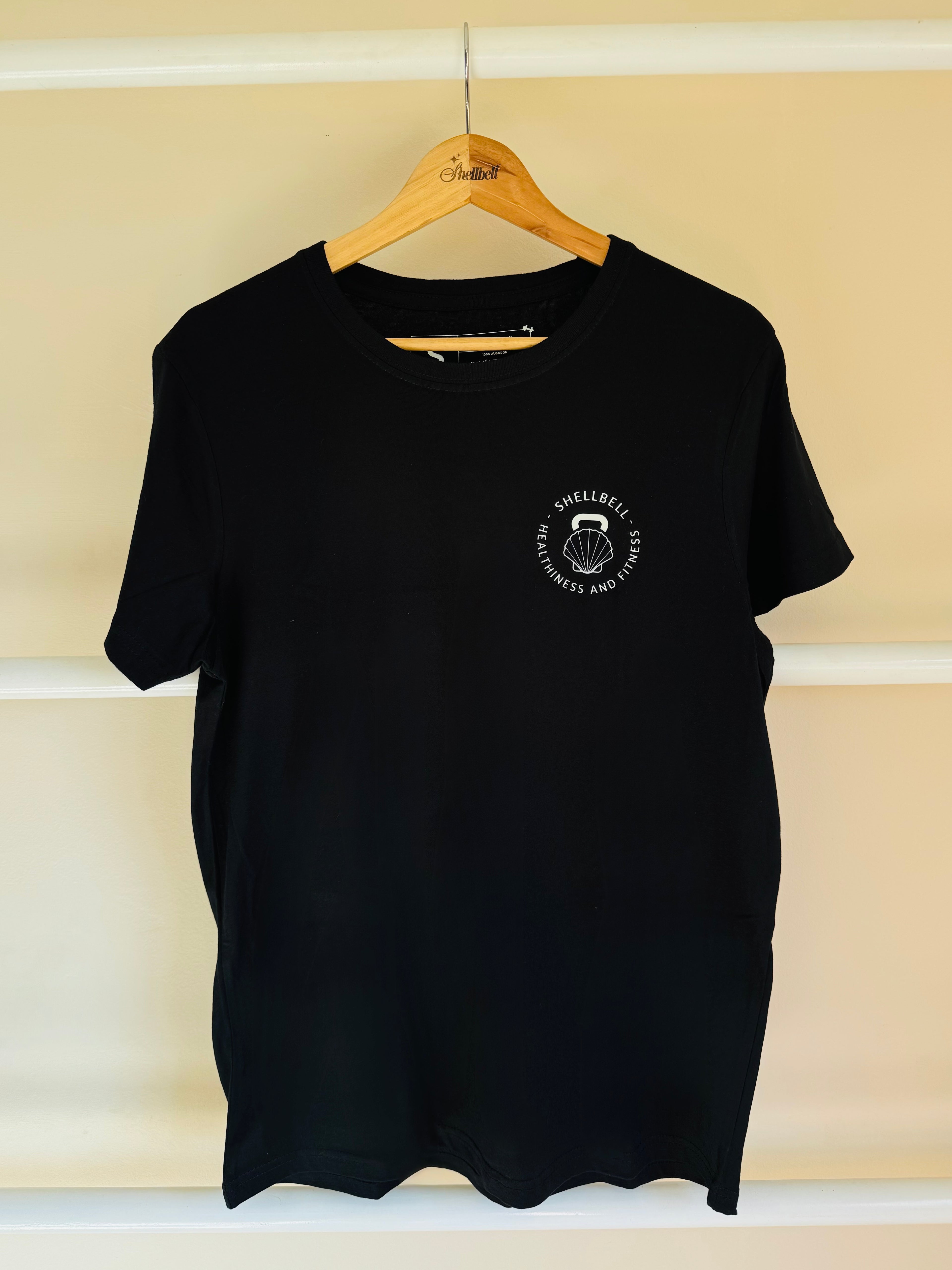 Polera Negra Enjoy the Progress