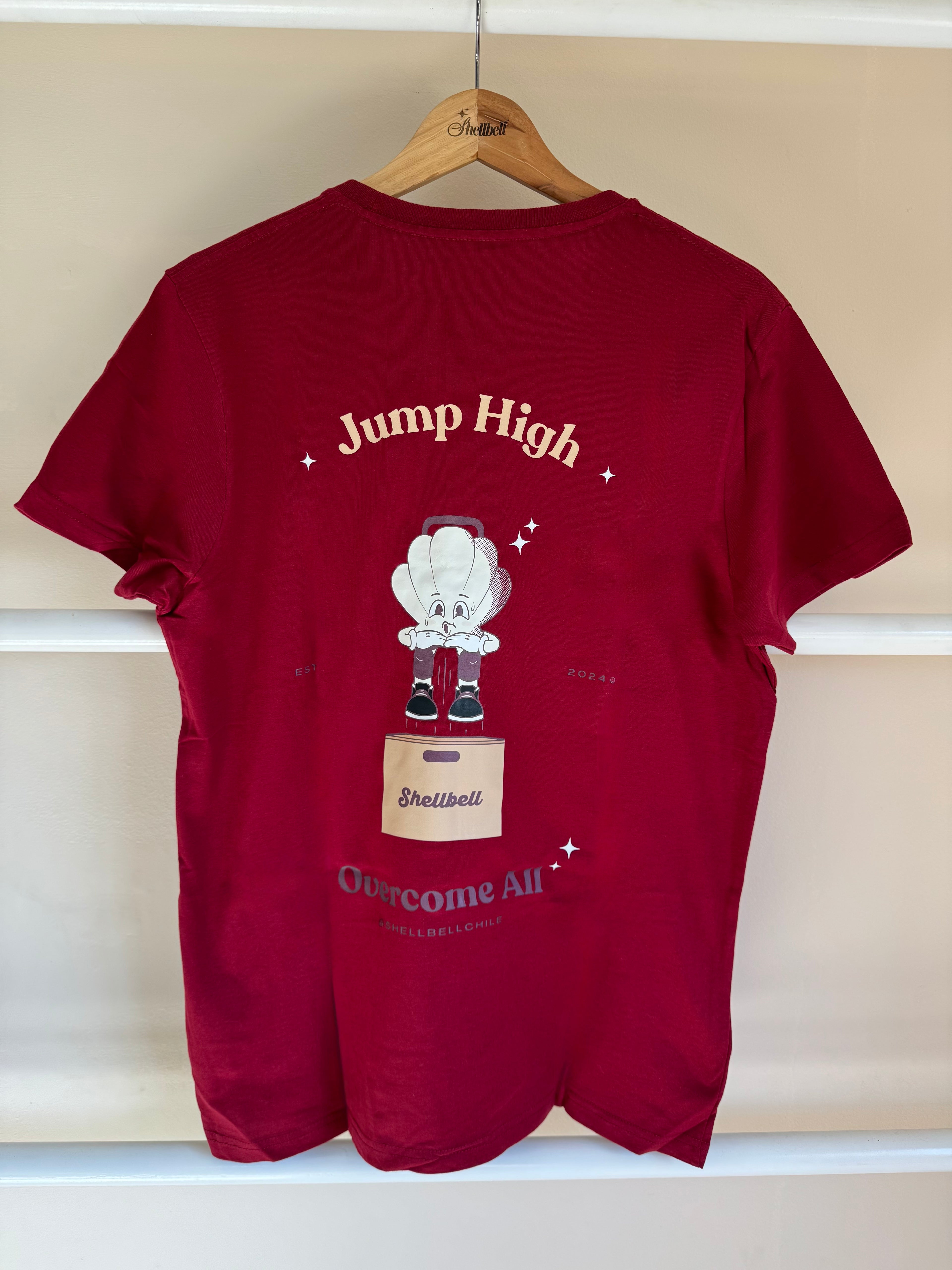 Polera Salto el Cajón – Jump High / Overcome All