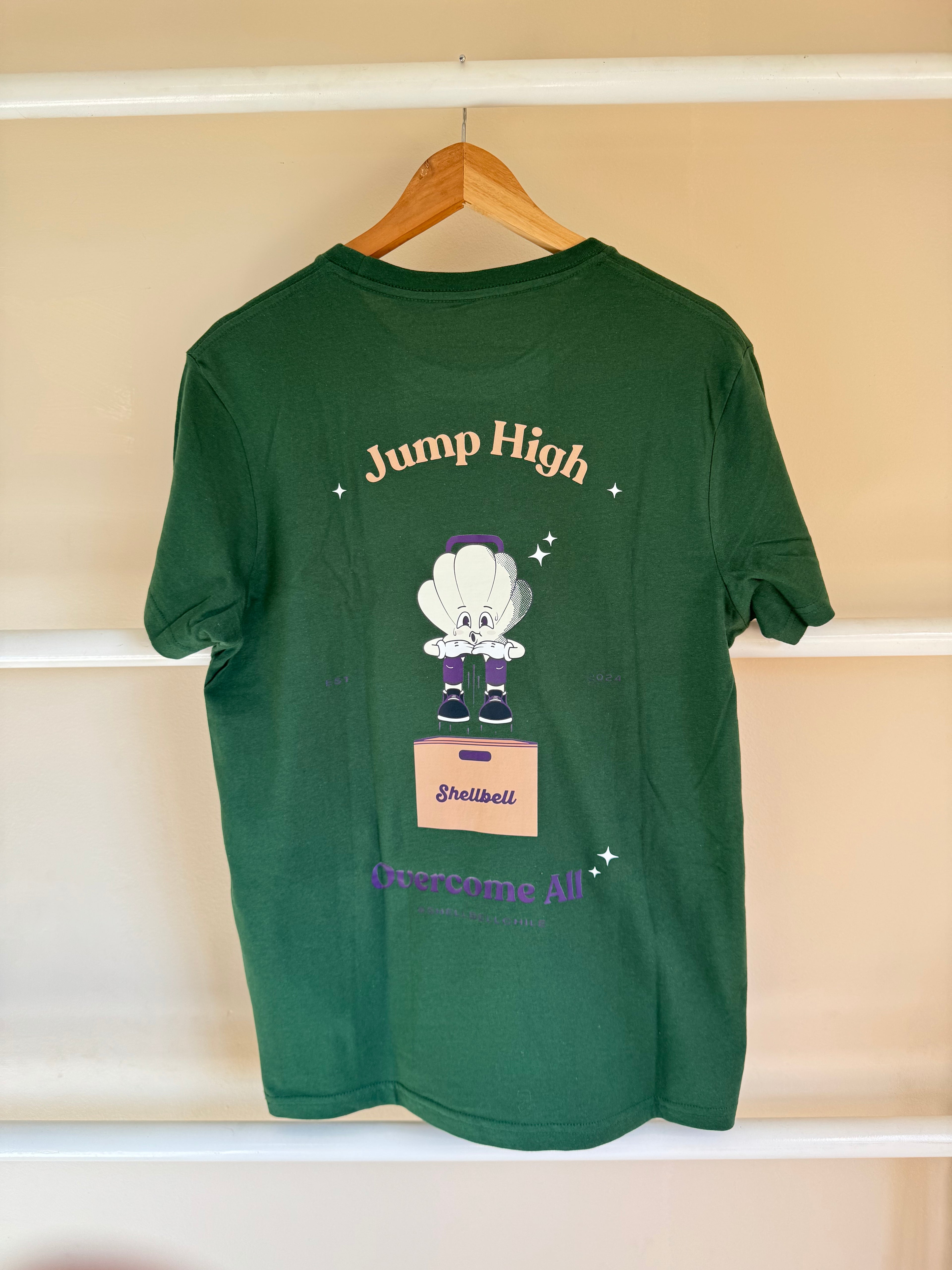 Polera Salto el Cajón – Jump High / Overcome All